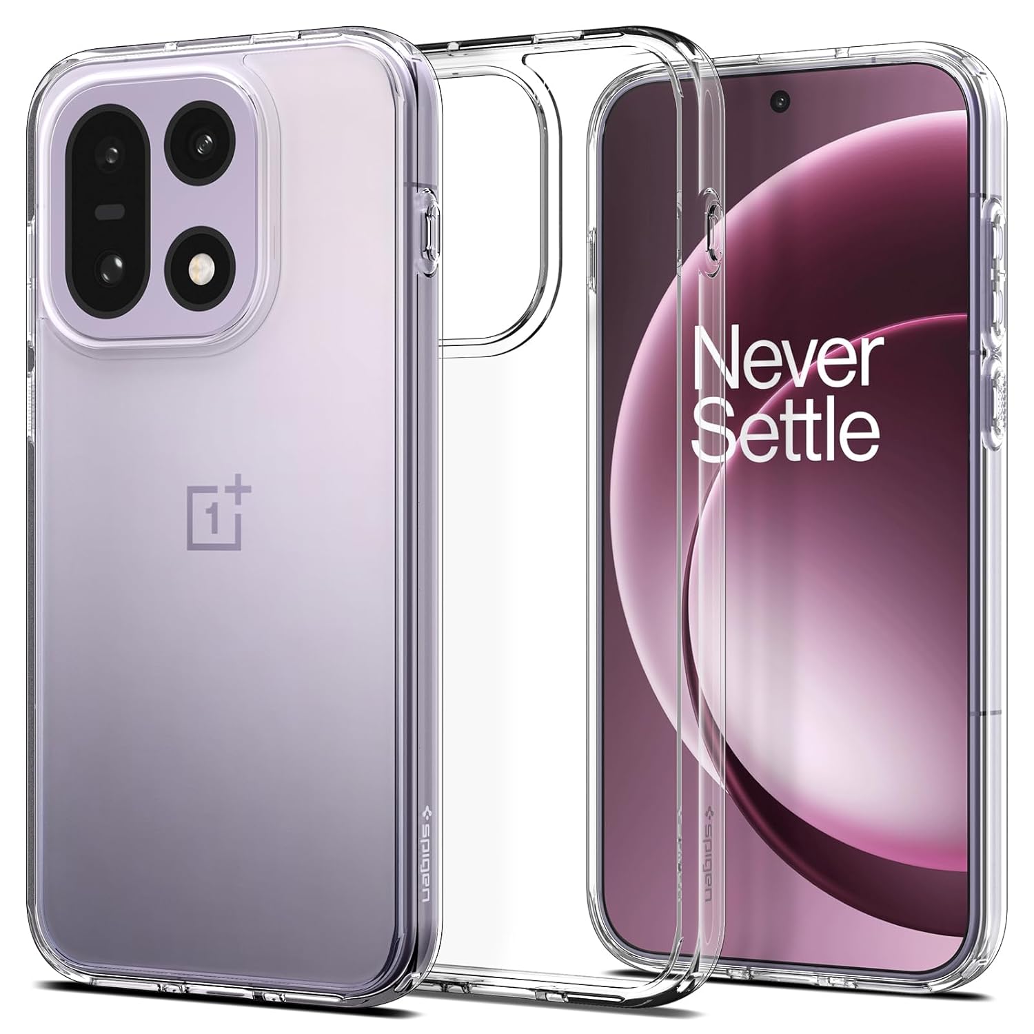 Spigen Ultra Hybrid | OnePlus 15 Case [Transparent] [Air Cushion Protection] OnePlus 15 Back Cover | TPU+PC – Crystal Clear