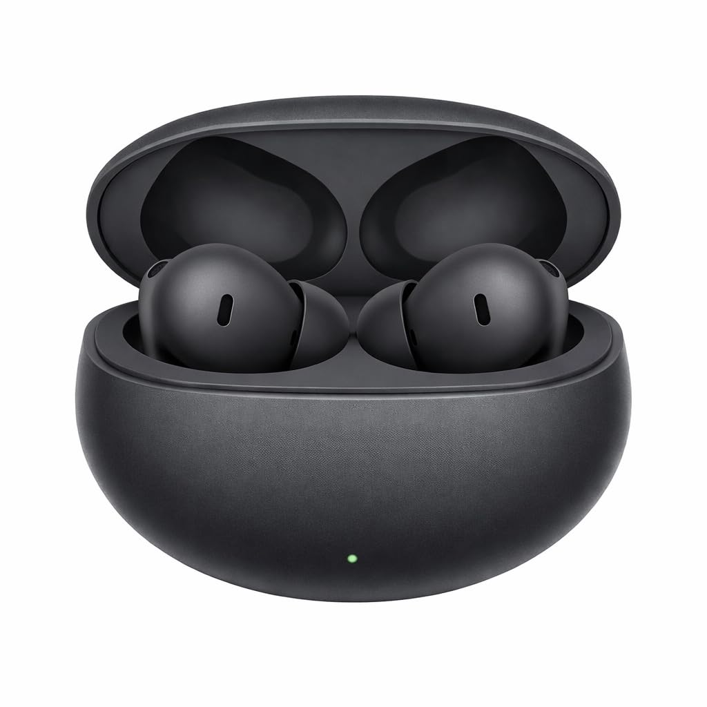 Original Earbuds for OnePlus Buds 4 Compatible with OnePlus 12R,Rich Audio Experience, Secure Fit,Clear Audio & Deep Bass for Smartphones,Tablet,Laptop (Black) TT-AA
