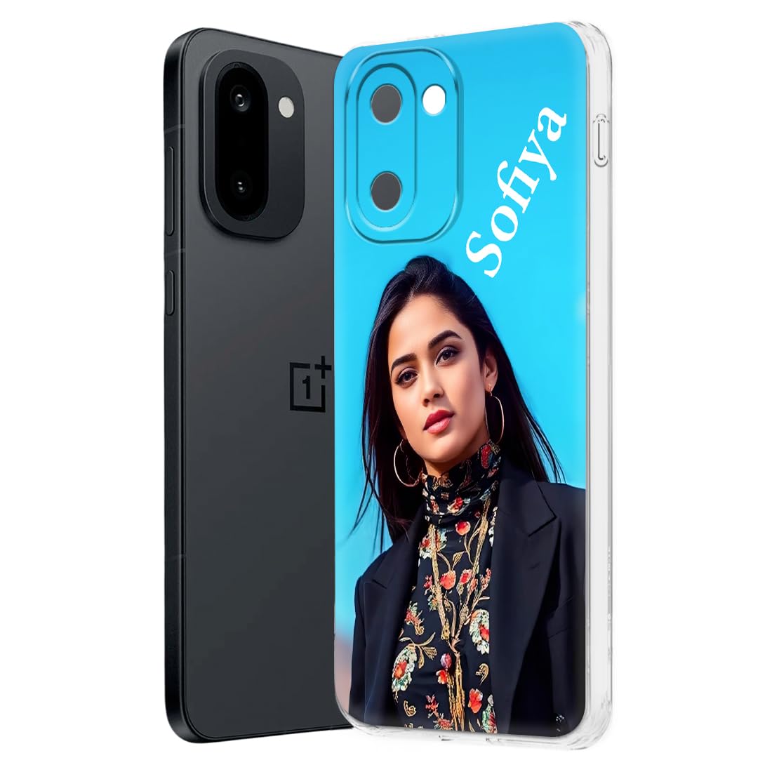 Fashionury Personalised Case Soft Shockproof Back Cover Case for OnePlus 15R 5G | 360 Degree Protection | Your Picture & Text | Customised Back Case