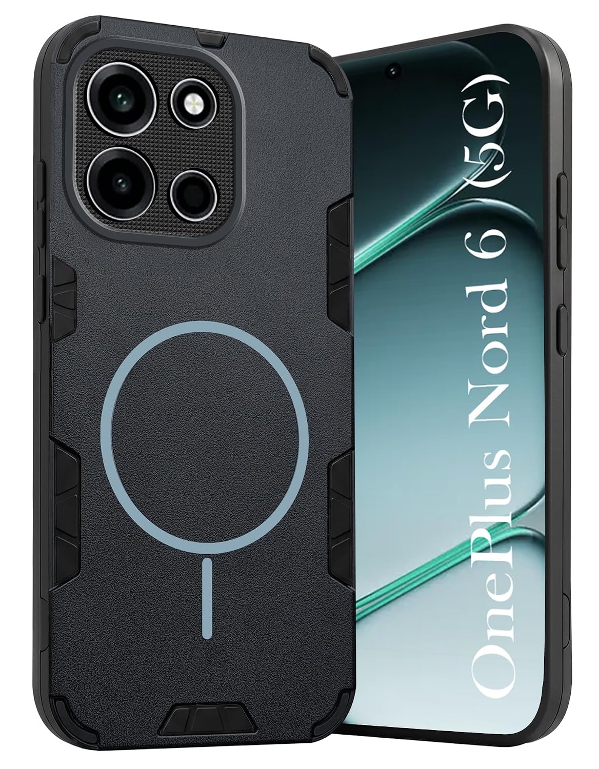 Jkobi Back Cover Case for OnePlus Nord 6 (Slim Hybrid Armor | Shockproof Camera Protection | Rugged Dual Layer)