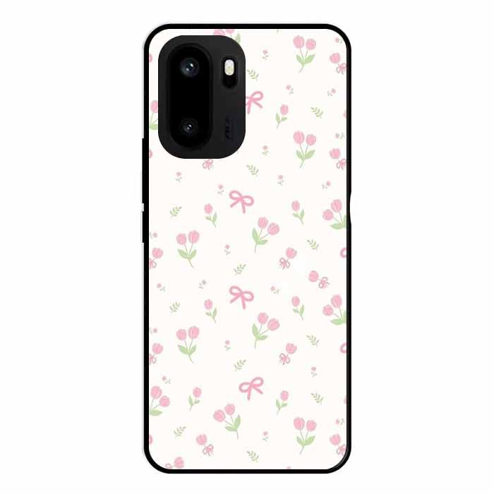 Small Pink Bow Premium 2D Printed Metal Back Case Cover for Oneplus 15R 5G